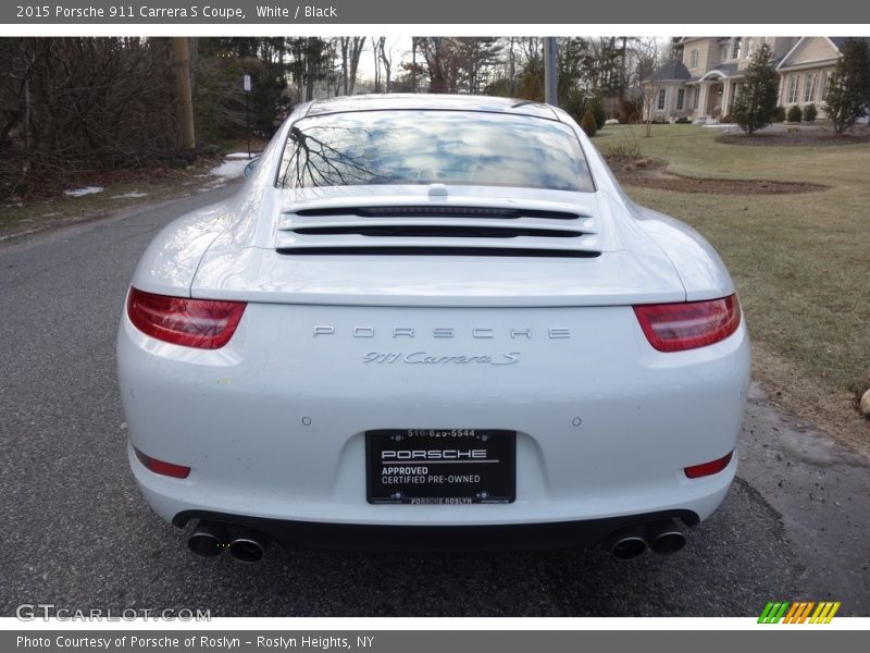 White / Black 2015 Porsche 911 Carrera S Coupe