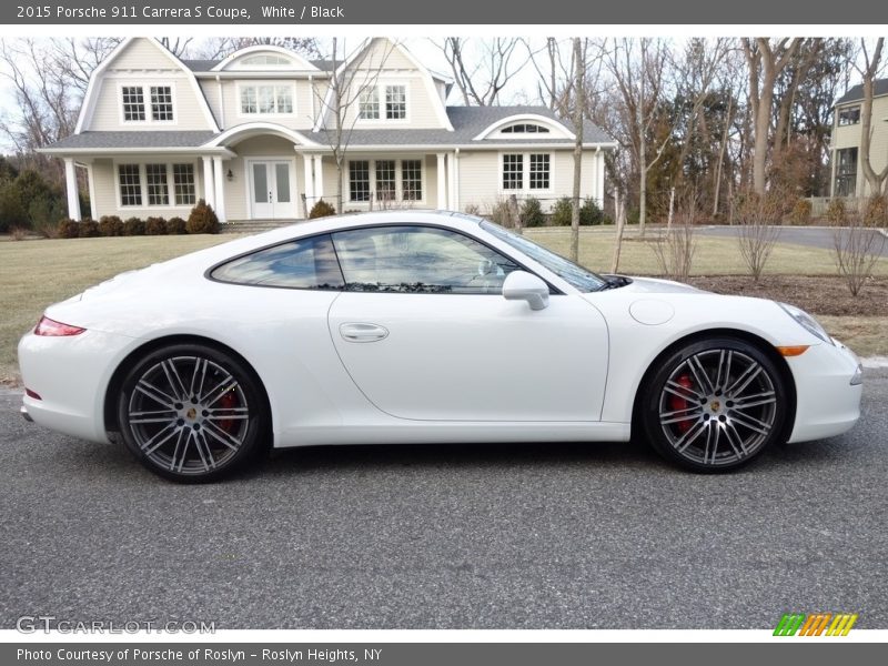 White / Black 2015 Porsche 911 Carrera S Coupe