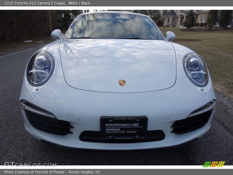 White / Black 2015 Porsche 911 Carrera S Coupe