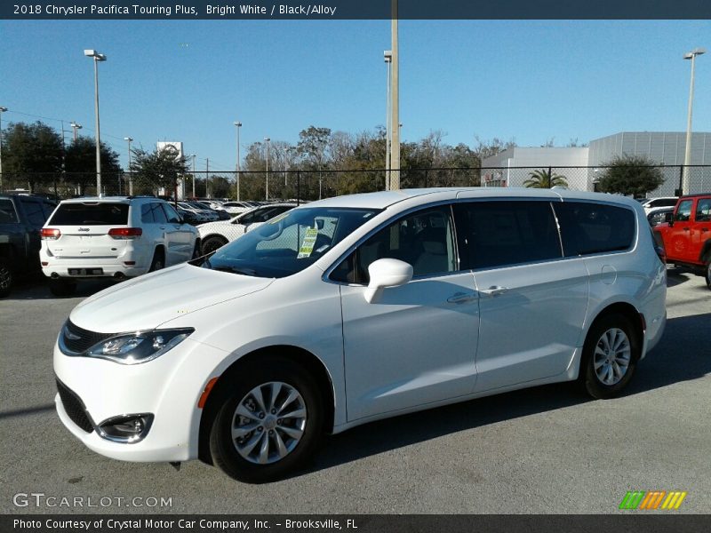 Bright White / Black/Alloy 2018 Chrysler Pacifica Touring Plus