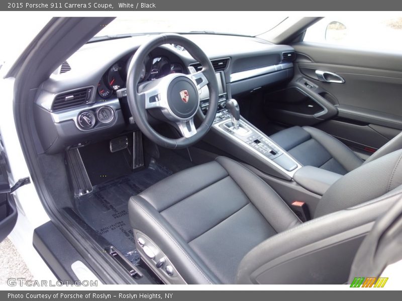 White / Black 2015 Porsche 911 Carrera S Coupe