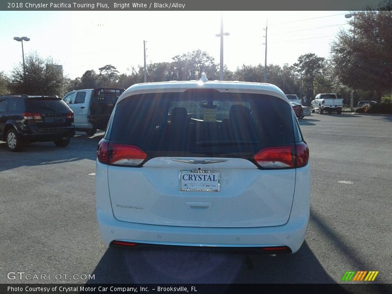 Bright White / Black/Alloy 2018 Chrysler Pacifica Touring Plus