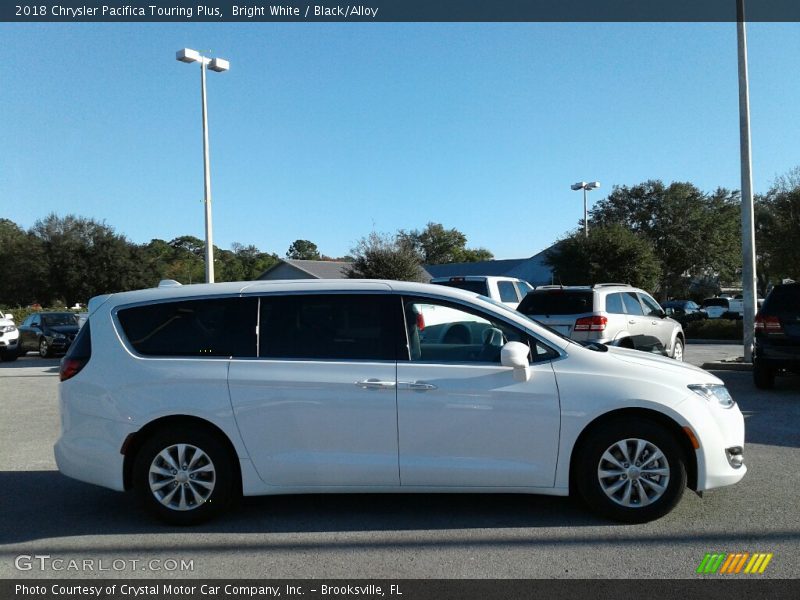 Bright White / Black/Alloy 2018 Chrysler Pacifica Touring Plus