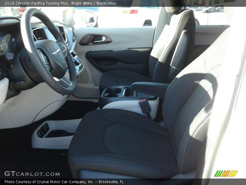 Bright White / Black/Alloy 2018 Chrysler Pacifica Touring Plus