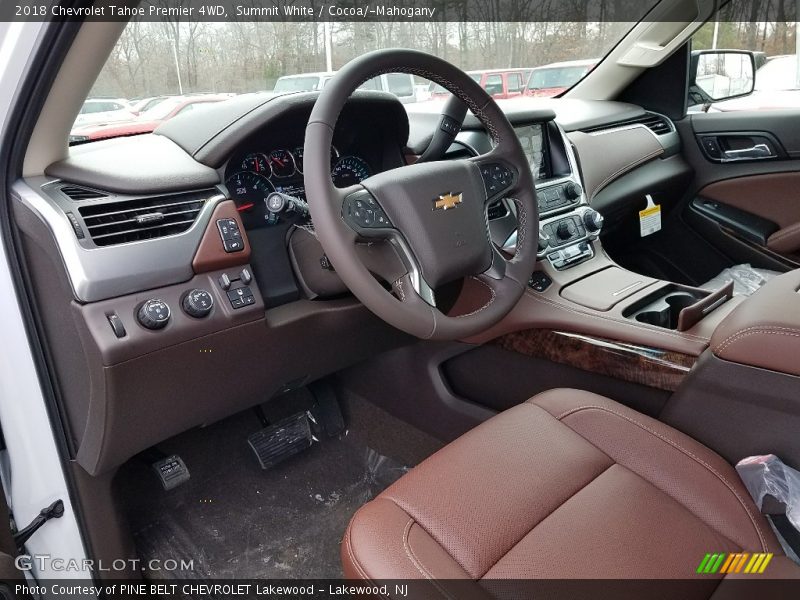 Summit White / Cocoa/­Mahogany 2018 Chevrolet Tahoe Premier 4WD