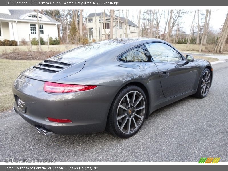 Agate Grey Metallic / Luxor Beige 2014 Porsche 911 Carrera Coupe