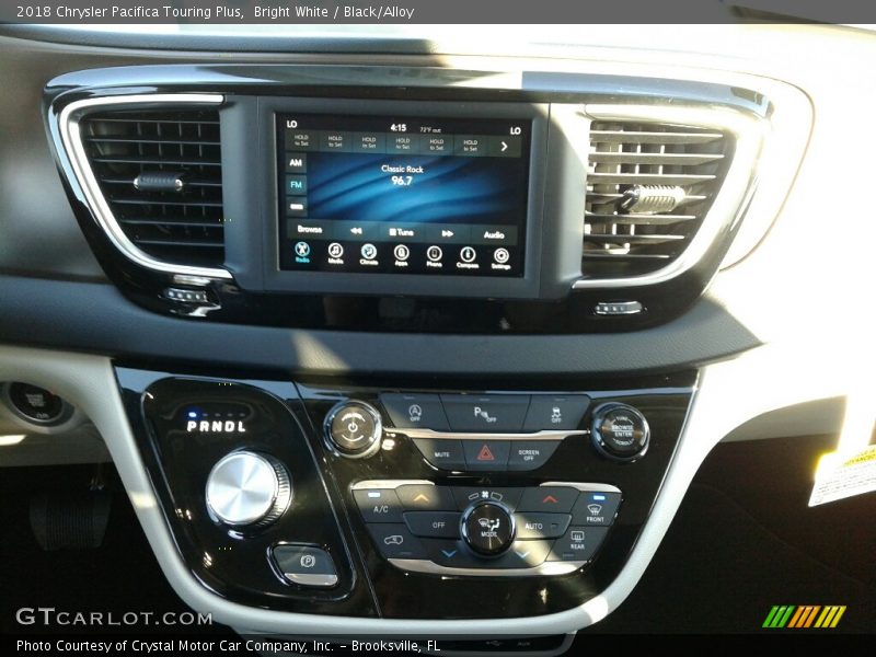 Bright White / Black/Alloy 2018 Chrysler Pacifica Touring Plus