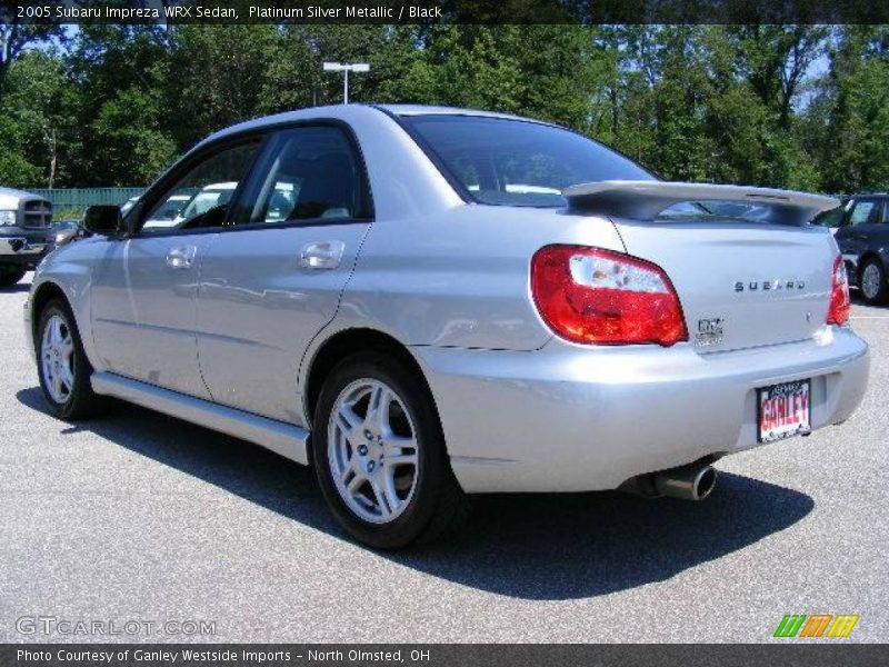 Platinum Silver Metallic / Black 2005 Subaru Impreza WRX Sedan