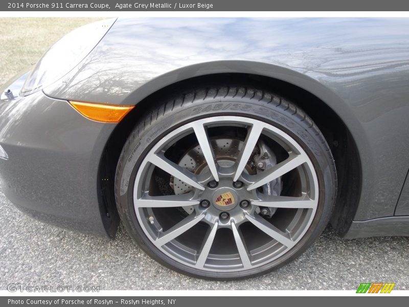 Agate Grey Metallic / Luxor Beige 2014 Porsche 911 Carrera Coupe