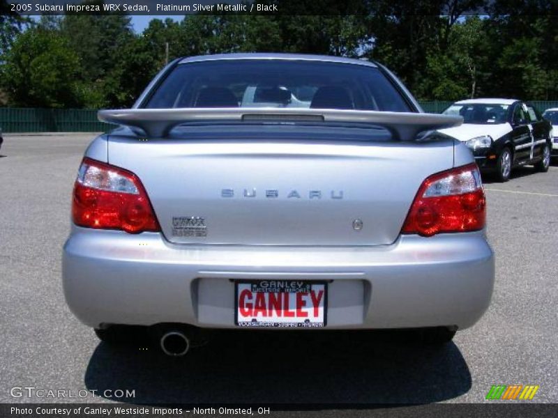 Platinum Silver Metallic / Black 2005 Subaru Impreza WRX Sedan