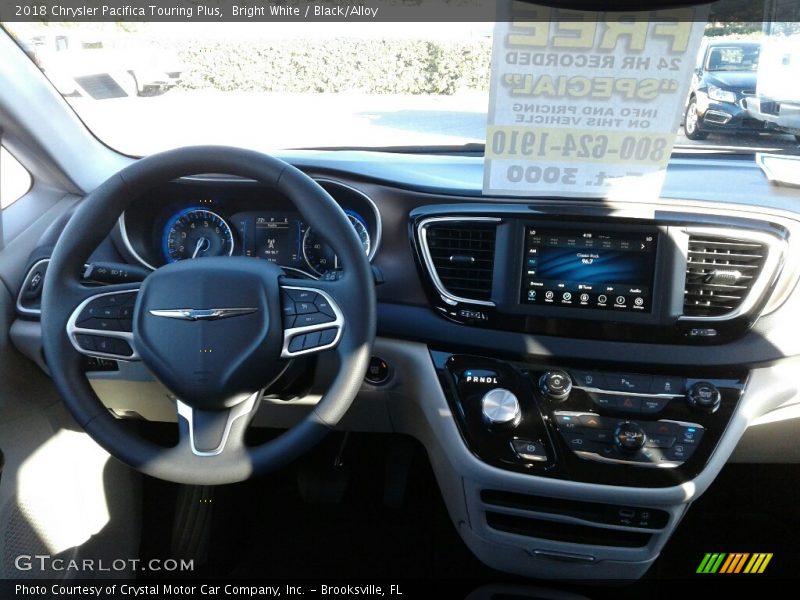 Bright White / Black/Alloy 2018 Chrysler Pacifica Touring Plus