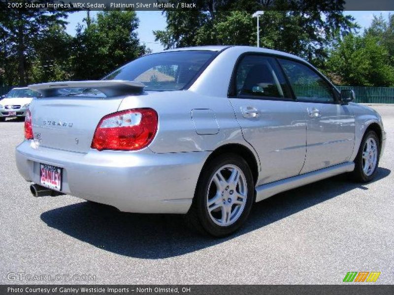 Platinum Silver Metallic / Black 2005 Subaru Impreza WRX Sedan