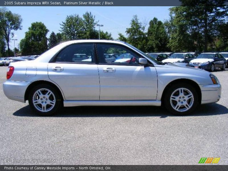 Platinum Silver Metallic / Black 2005 Subaru Impreza WRX Sedan