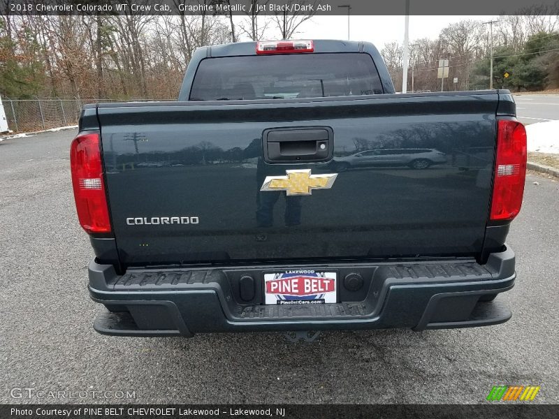 Graphite Metallic / Jet Black/Dark Ash 2018 Chevrolet Colorado WT Crew Cab