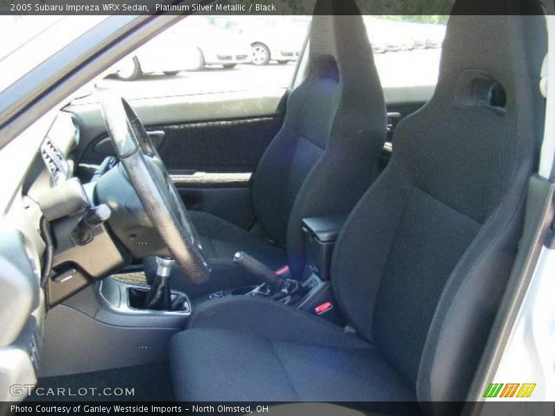 Platinum Silver Metallic / Black 2005 Subaru Impreza WRX Sedan
