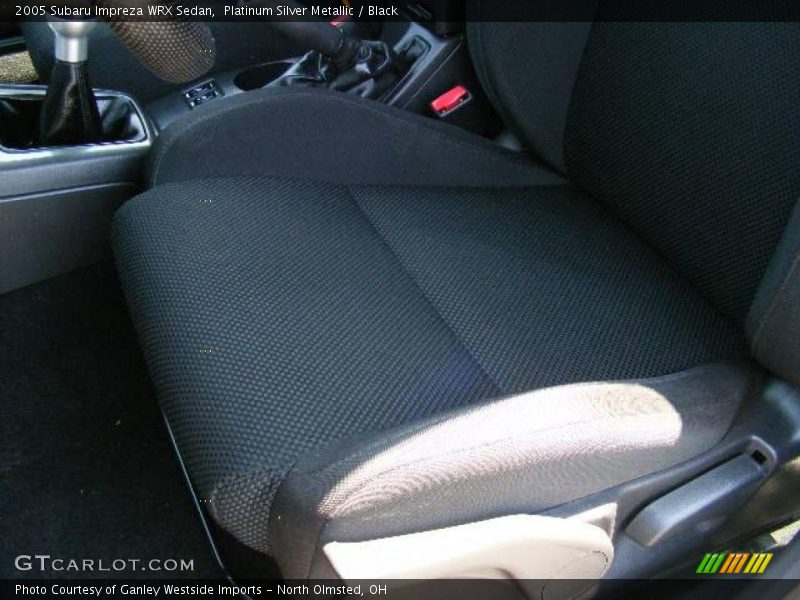 Platinum Silver Metallic / Black 2005 Subaru Impreza WRX Sedan