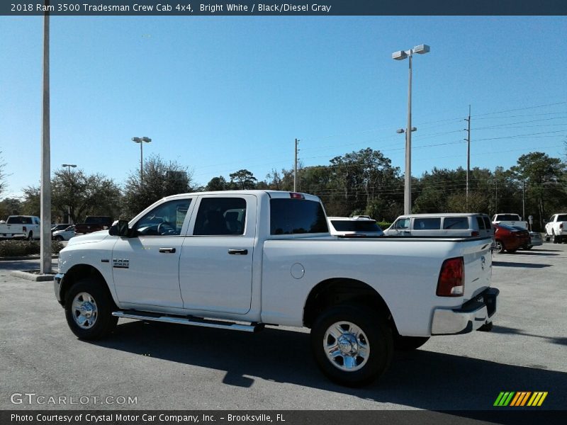 Bright White / Black/Diesel Gray 2018 Ram 3500 Tradesman Crew Cab 4x4