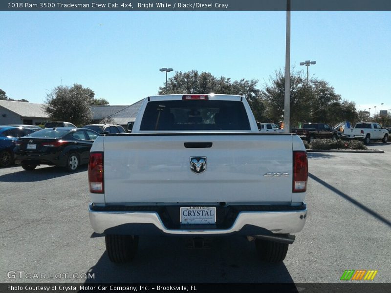 Bright White / Black/Diesel Gray 2018 Ram 3500 Tradesman Crew Cab 4x4