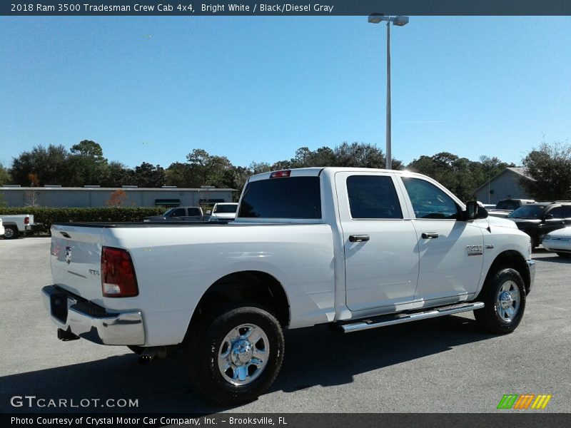 Bright White / Black/Diesel Gray 2018 Ram 3500 Tradesman Crew Cab 4x4