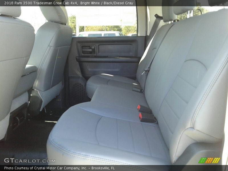 Bright White / Black/Diesel Gray 2018 Ram 3500 Tradesman Crew Cab 4x4