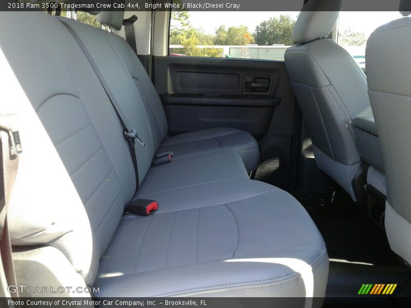 Bright White / Black/Diesel Gray 2018 Ram 3500 Tradesman Crew Cab 4x4