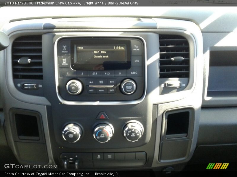 Bright White / Black/Diesel Gray 2018 Ram 3500 Tradesman Crew Cab 4x4