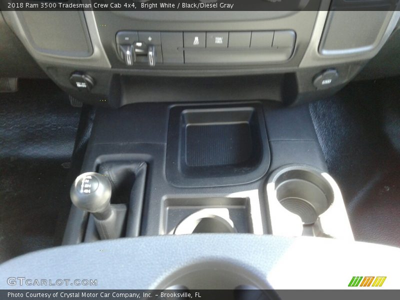 Bright White / Black/Diesel Gray 2018 Ram 3500 Tradesman Crew Cab 4x4