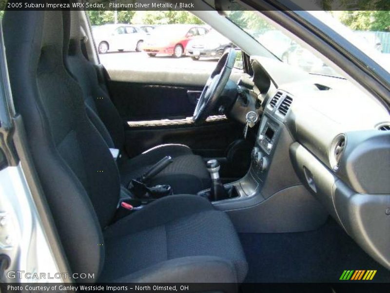 Platinum Silver Metallic / Black 2005 Subaru Impreza WRX Sedan