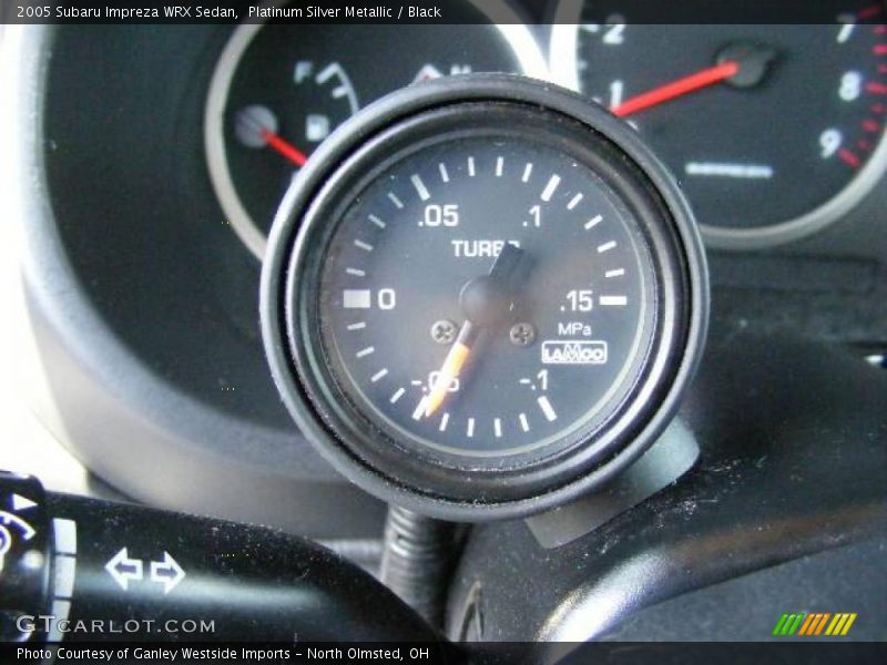 Platinum Silver Metallic / Black 2005 Subaru Impreza WRX Sedan