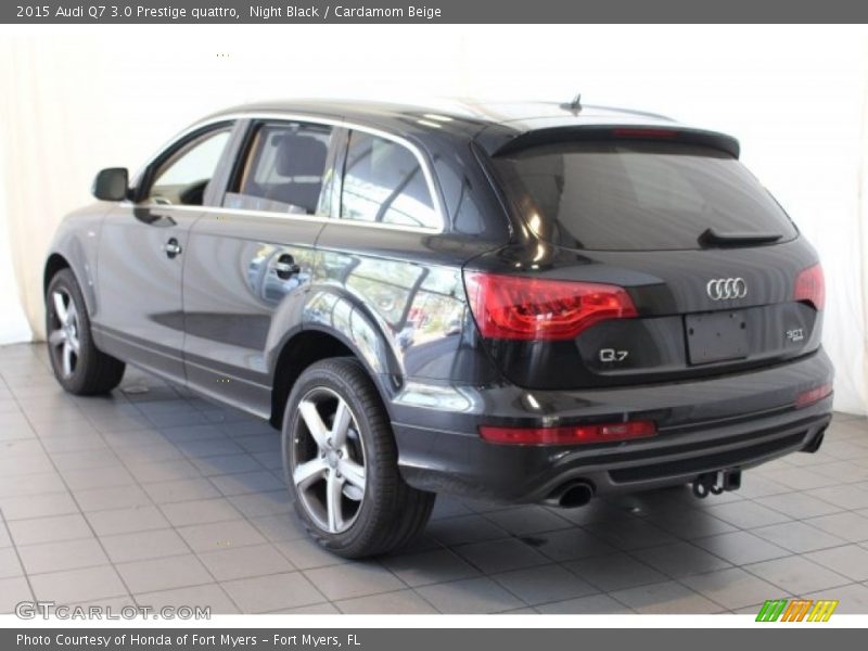 Night Black / Cardamom Beige 2015 Audi Q7 3.0 Prestige quattro