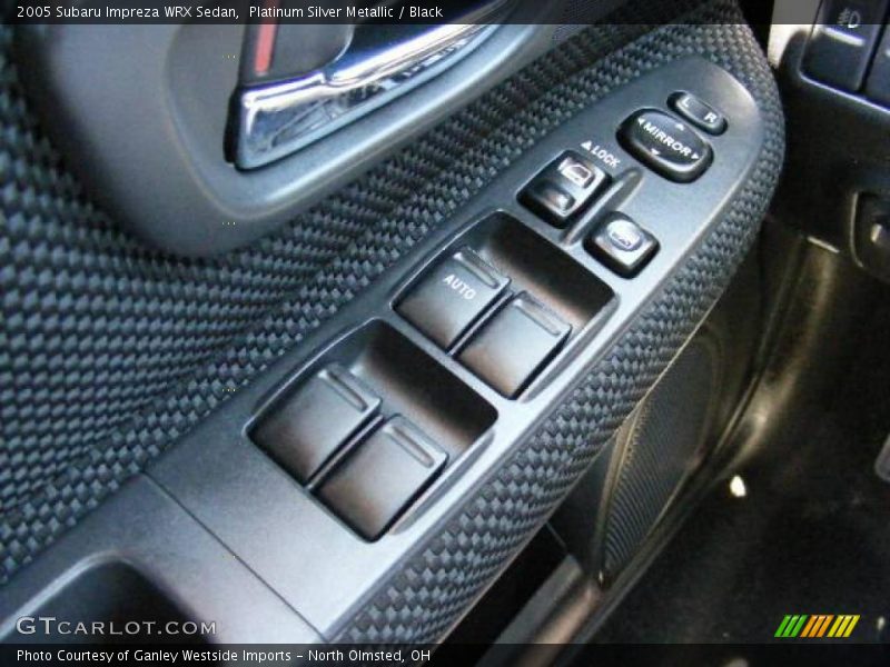 Platinum Silver Metallic / Black 2005 Subaru Impreza WRX Sedan
