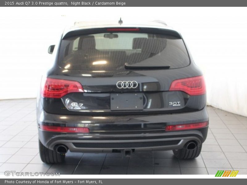 Night Black / Cardamom Beige 2015 Audi Q7 3.0 Prestige quattro