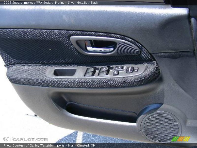Platinum Silver Metallic / Black 2005 Subaru Impreza WRX Sedan