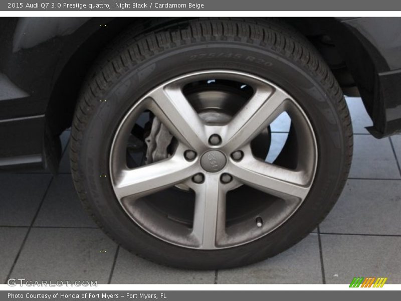 Night Black / Cardamom Beige 2015 Audi Q7 3.0 Prestige quattro