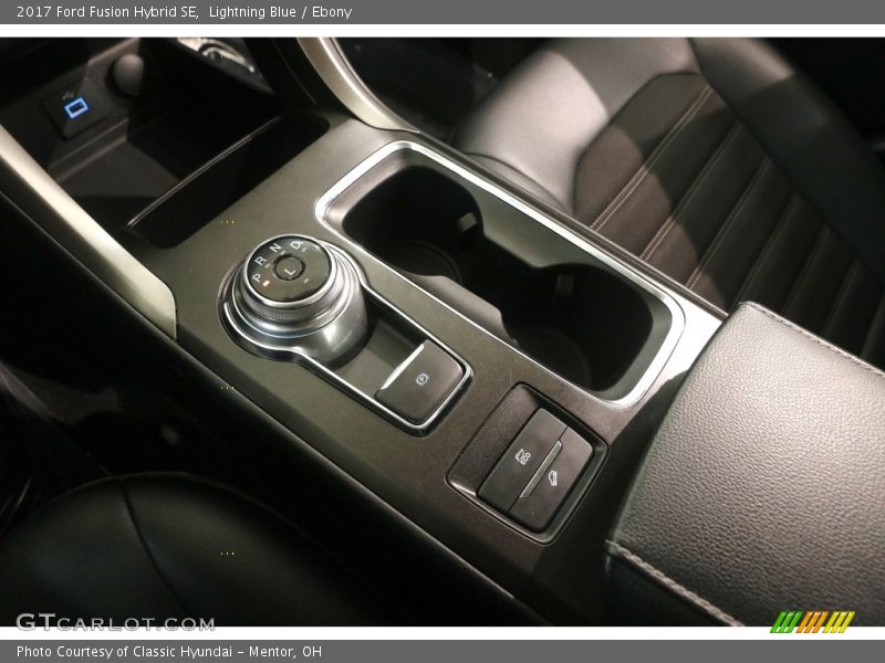 Lightning Blue / Ebony 2017 Ford Fusion Hybrid SE