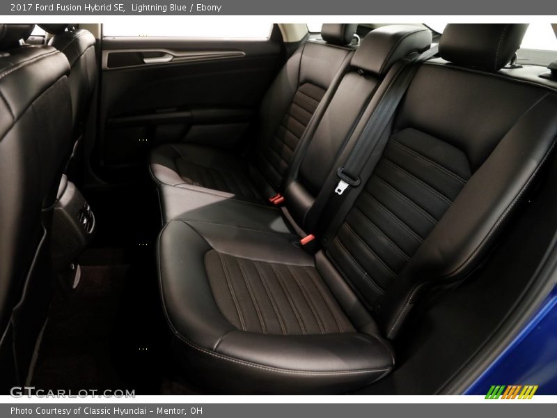 Lightning Blue / Ebony 2017 Ford Fusion Hybrid SE