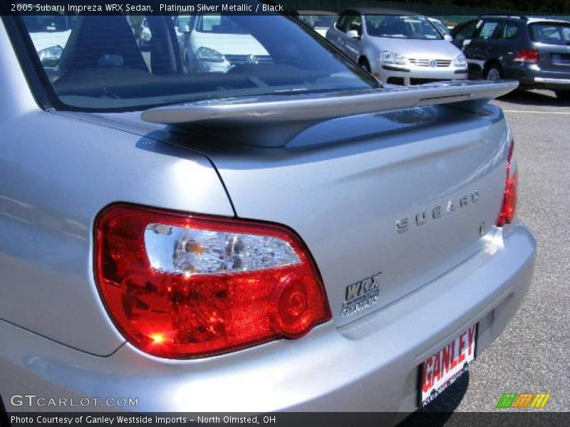 Platinum Silver Metallic / Black 2005 Subaru Impreza WRX Sedan