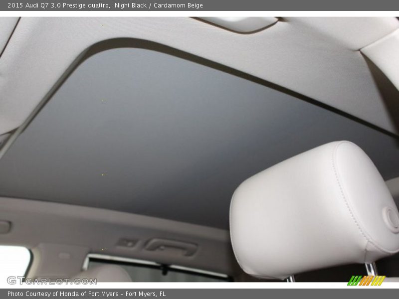 Night Black / Cardamom Beige 2015 Audi Q7 3.0 Prestige quattro