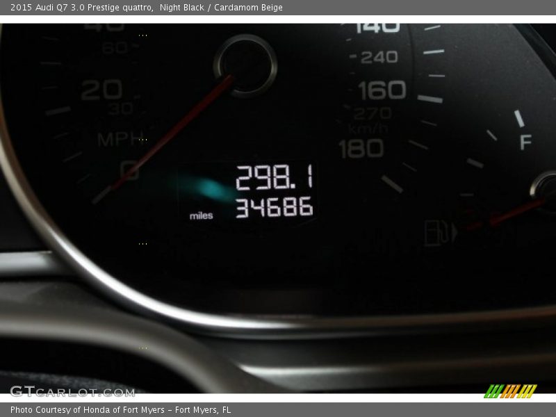 Night Black / Cardamom Beige 2015 Audi Q7 3.0 Prestige quattro