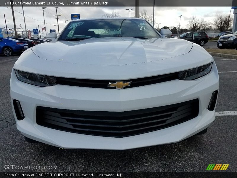 Summit White / Jet Black 2018 Chevrolet Camaro LT Coupe