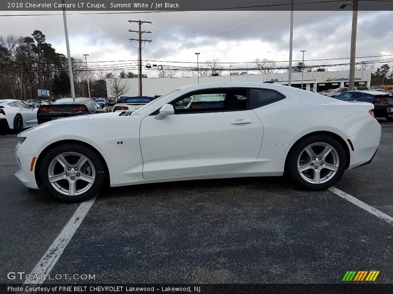 Summit White / Jet Black 2018 Chevrolet Camaro LT Coupe