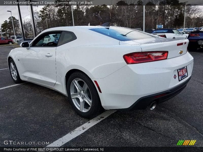 Summit White / Jet Black 2018 Chevrolet Camaro LT Coupe