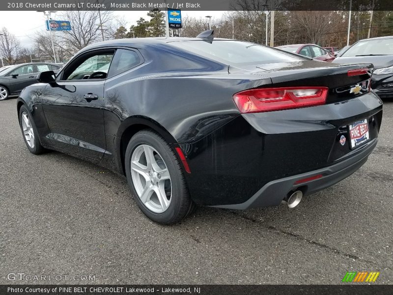 Mosaic Black Metallic / Jet Black 2018 Chevrolet Camaro LT Coupe