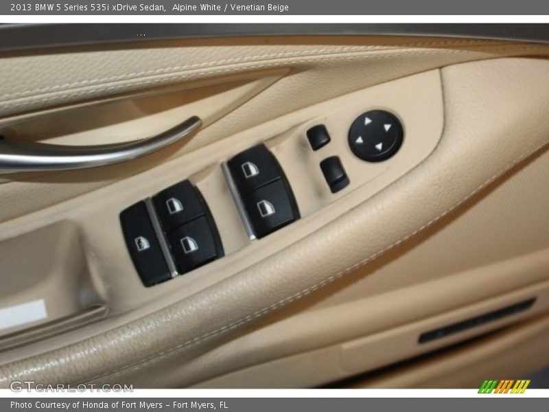 Alpine White / Venetian Beige 2013 BMW 5 Series 535i xDrive Sedan