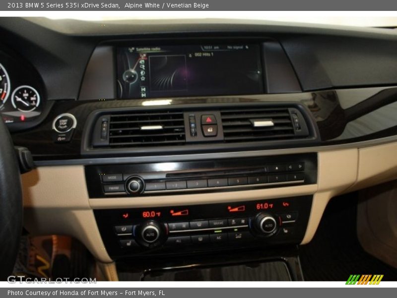 Alpine White / Venetian Beige 2013 BMW 5 Series 535i xDrive Sedan