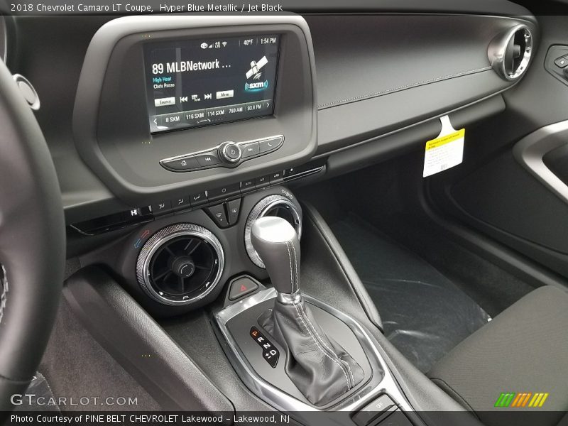 Hyper Blue Metallic / Jet Black 2018 Chevrolet Camaro LT Coupe