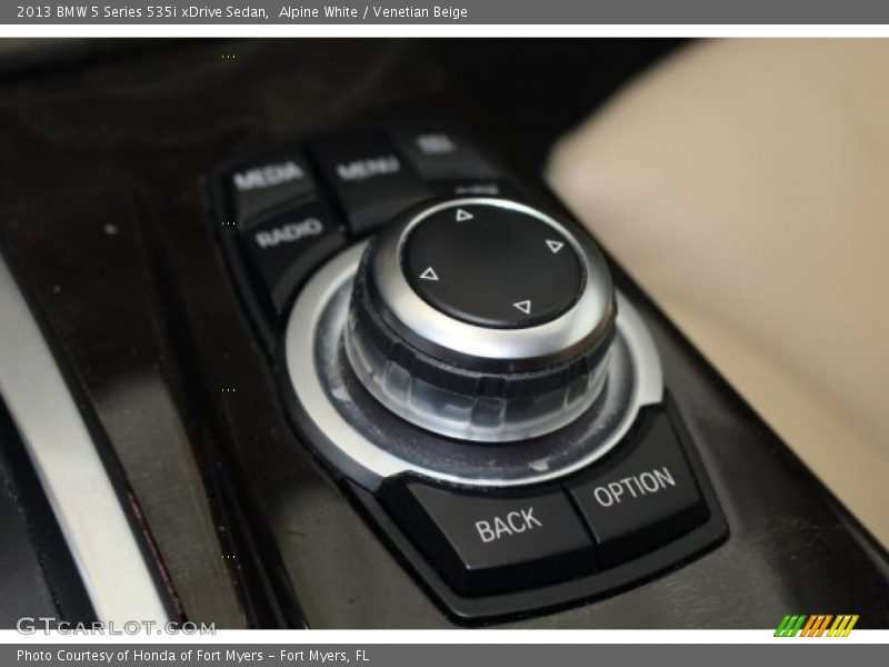 Alpine White / Venetian Beige 2013 BMW 5 Series 535i xDrive Sedan