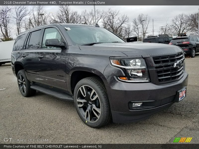 Tungsten Metallic / Cocoa/Dune 2018 Chevrolet Tahoe Premier 4WD