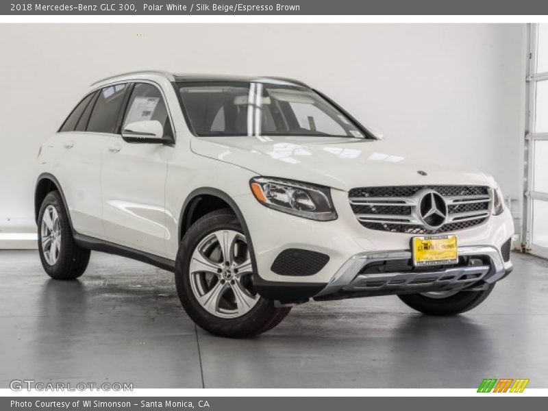 Polar White / Silk Beige/Espresso Brown 2018 Mercedes-Benz GLC 300