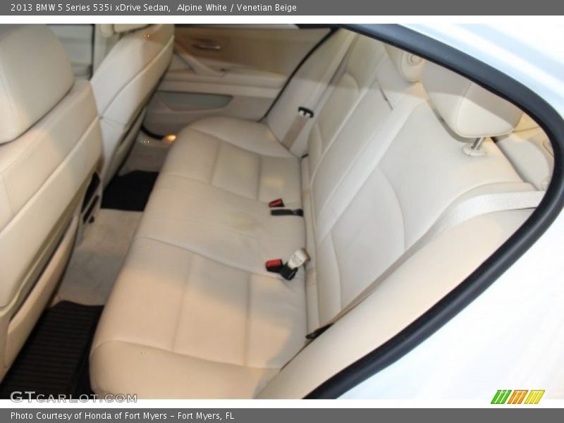 Alpine White / Venetian Beige 2013 BMW 5 Series 535i xDrive Sedan